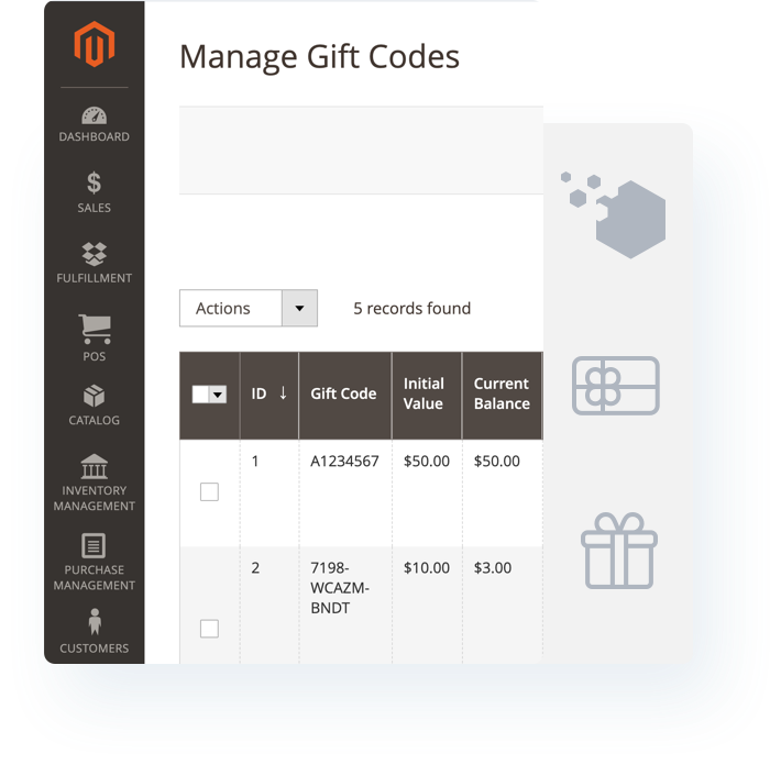 Common gift for the holidays with gift cards