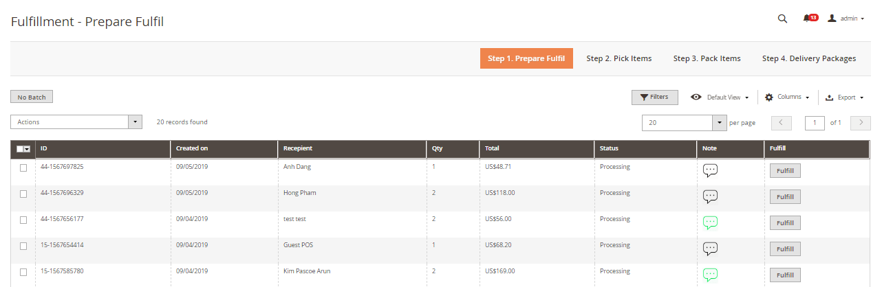 Pick-pack-ship solution on Magento 2.3 by Magestore