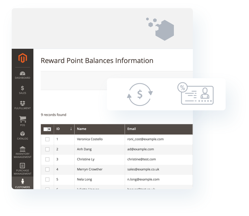 Increase returning customer rate with point based reward program