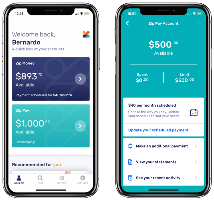 POS Terminal Buy Now Pay Later with Zip Pay