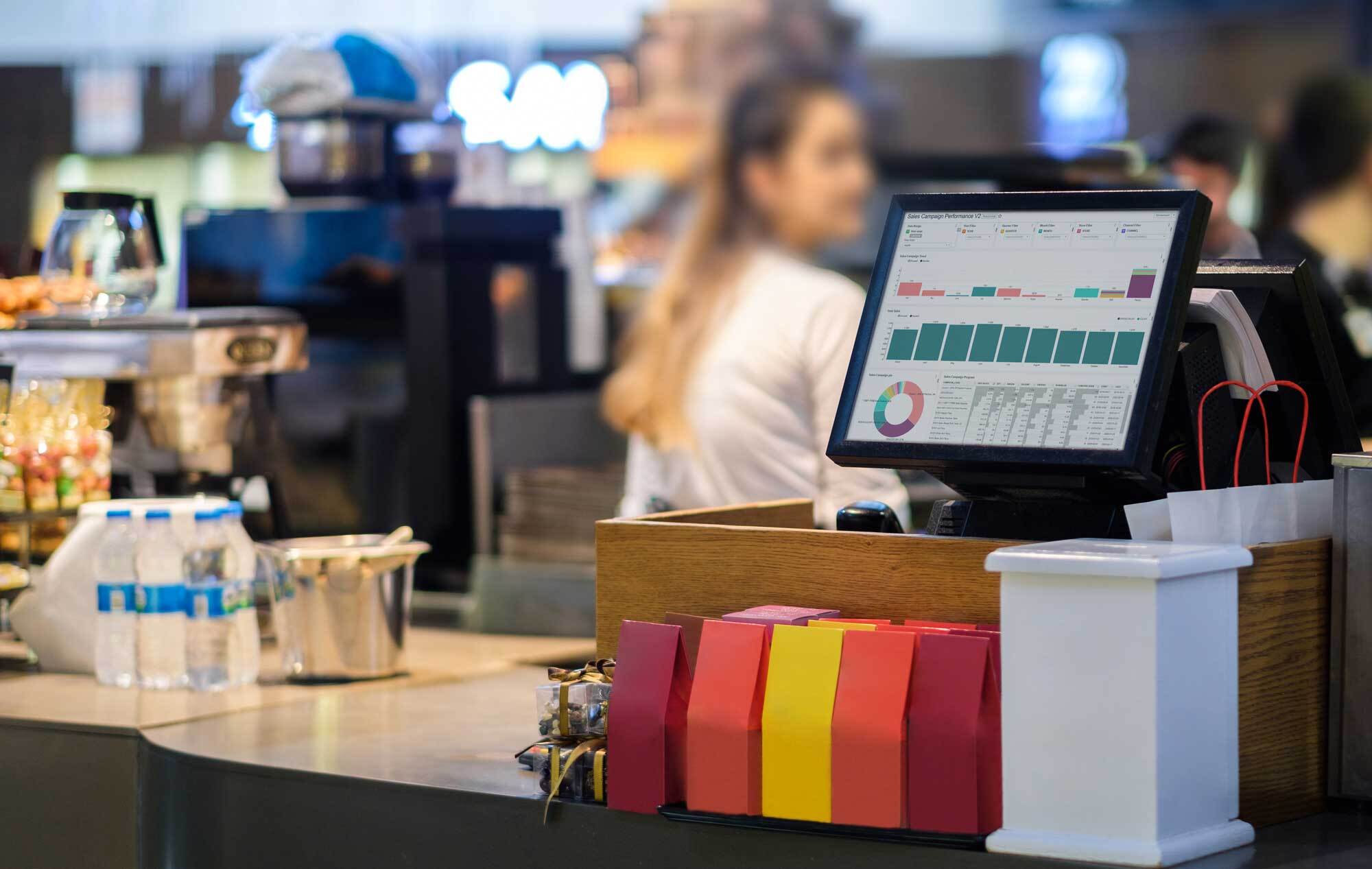 POS reporting dashboard