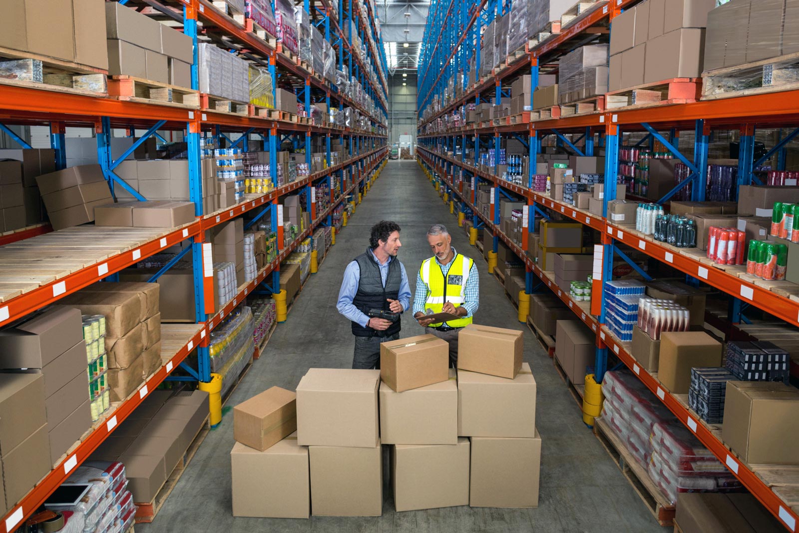Warehouse bins clearance
