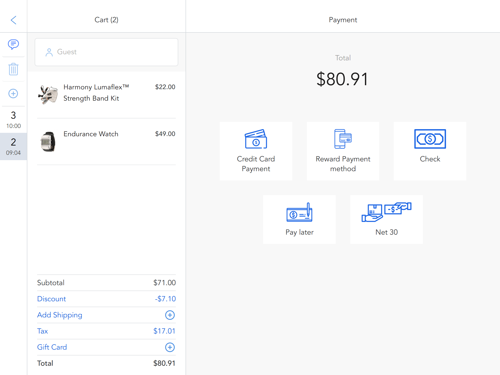 With Magestore POS, you can set up custom payment options based on your business needs.