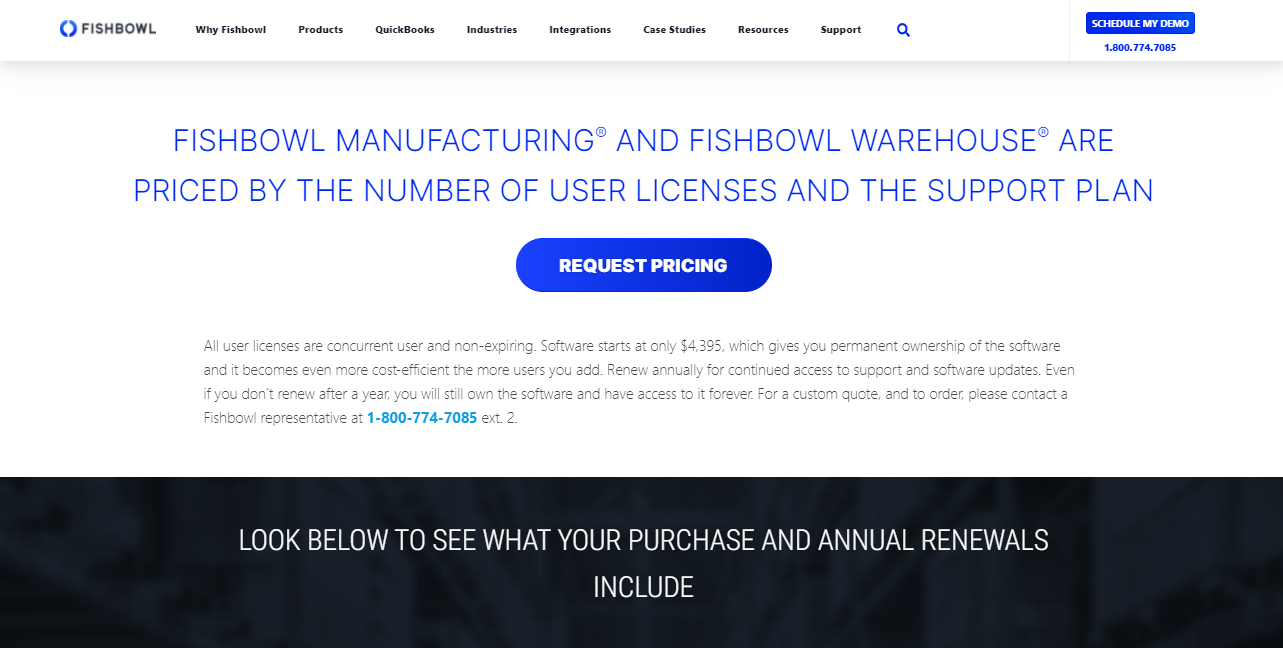 Fishbowl Warehouse Management Software Pricing