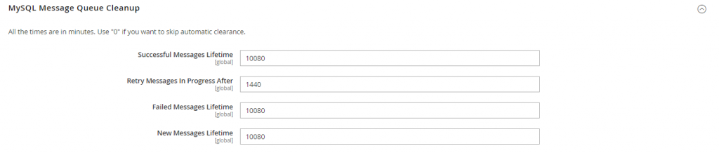 Magento MySQL message queue cleanup