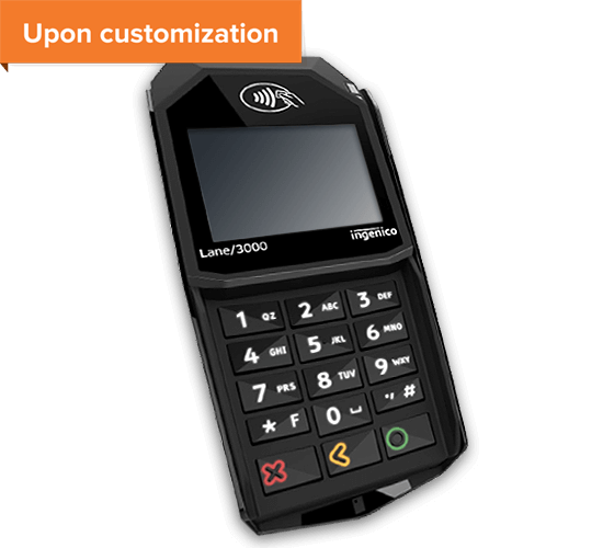 Global Payment terminal - Ingenico Lane/3000 PIN