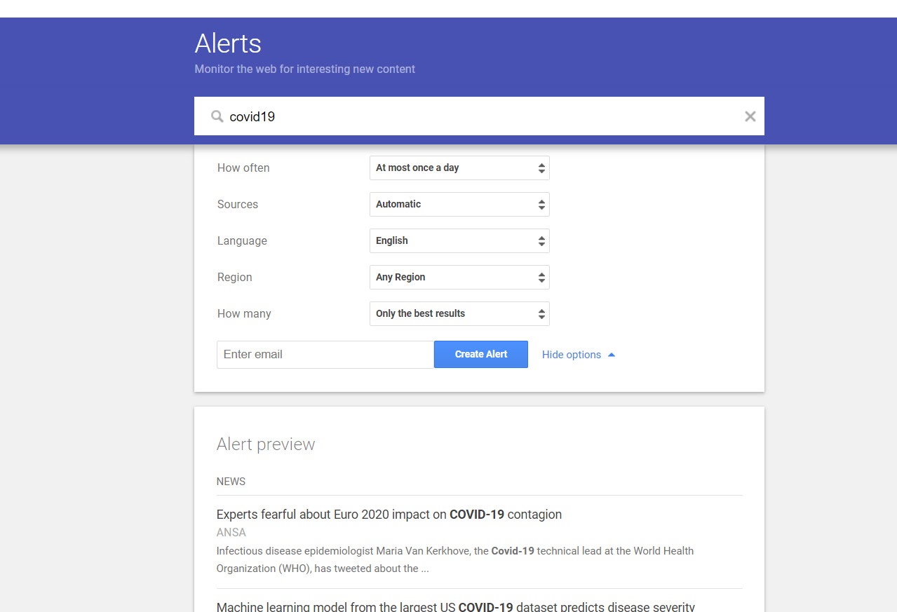 Google Alert