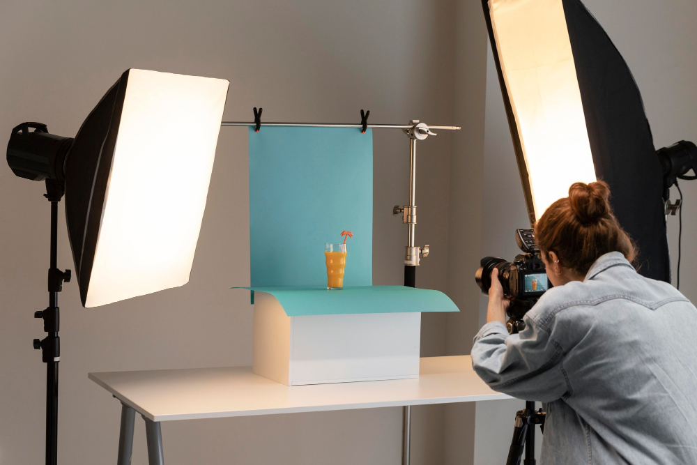Iluminación de estudio en fotografía de producto