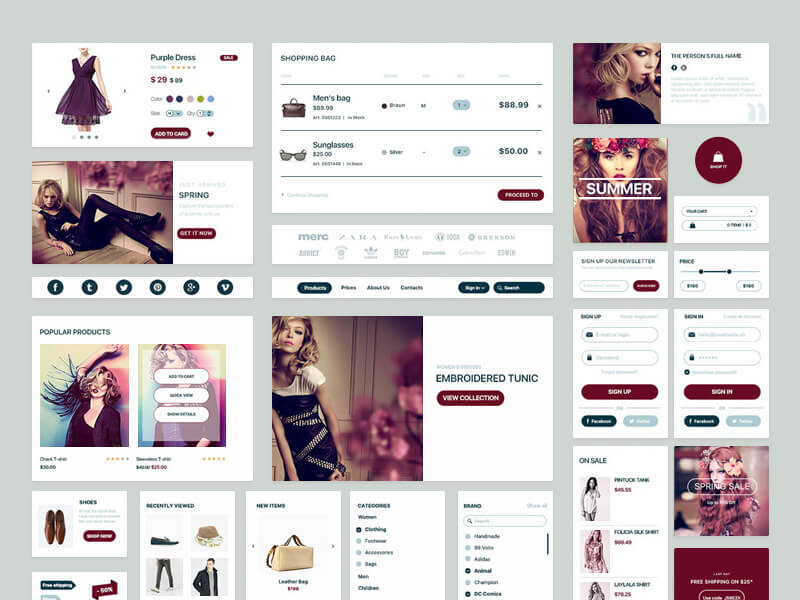 Magento themes and templates