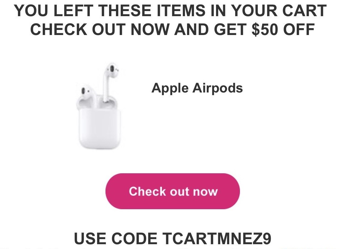 Follow up with discounts to close more online sales