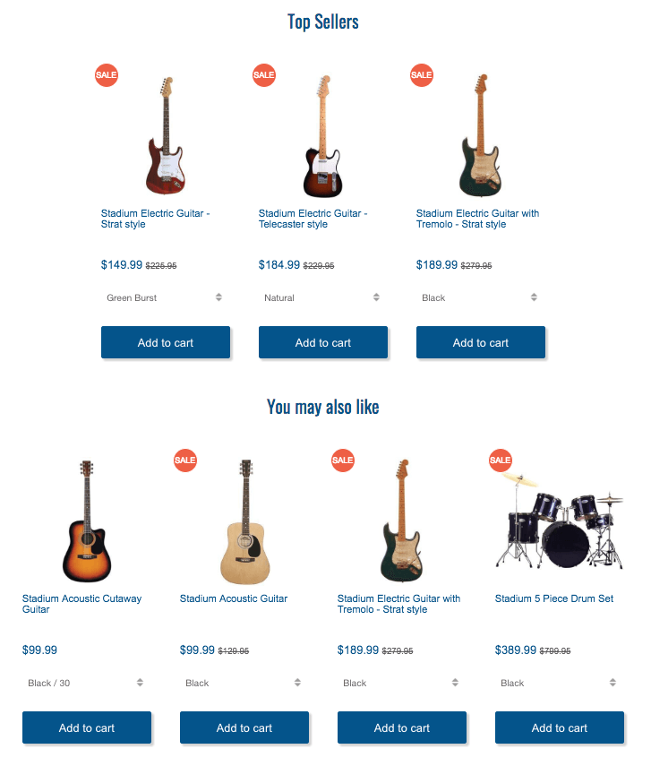 Upsell and cross-sell on purchasing pages to improve eCommerce sales