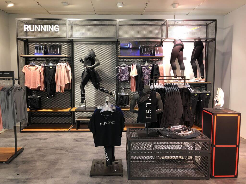 Nike’s visual merchandising
