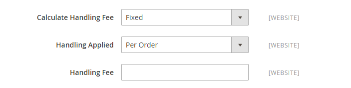 Set up the FedEx Handling Fee