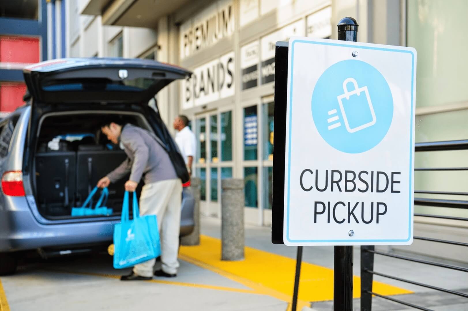 What is curbside pickup and how does it work?