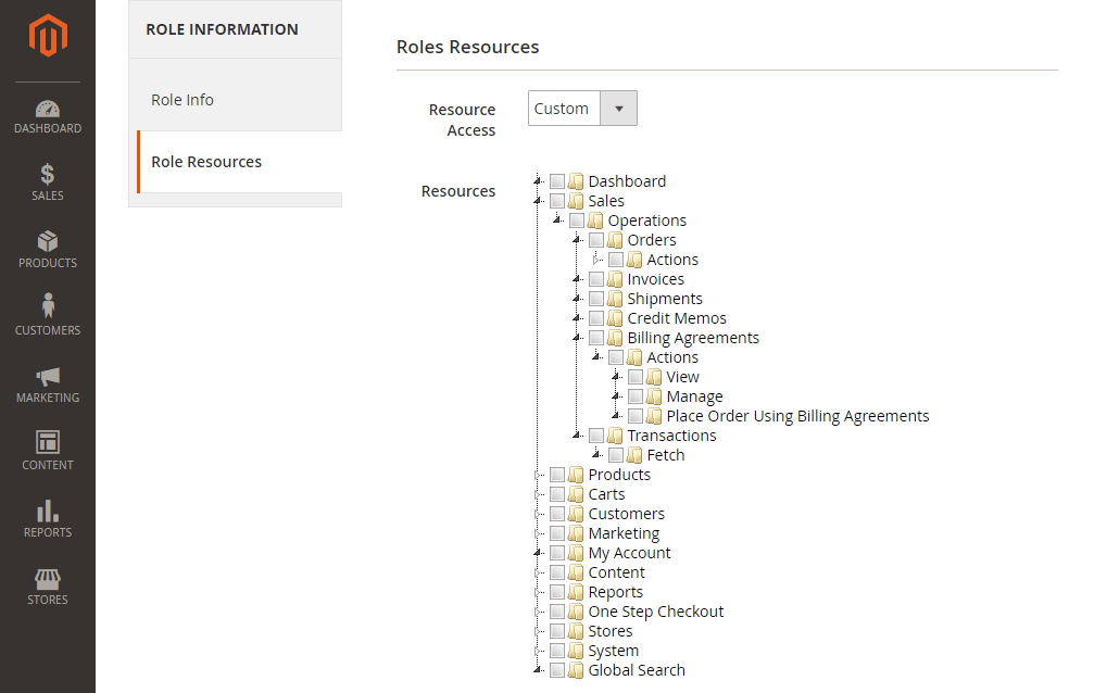 Reassign user roles to fix "Access Denied" Magento issues