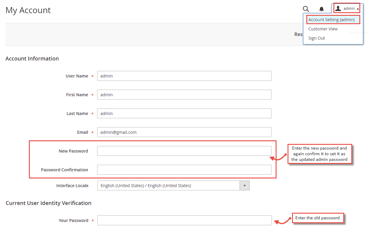 Reset Magento 2 Admin Password