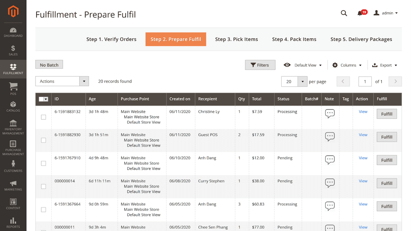 Magestore POS order fulfillment-5 best pos systems for food trucks