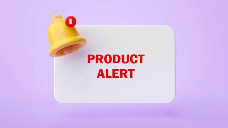 product alerts