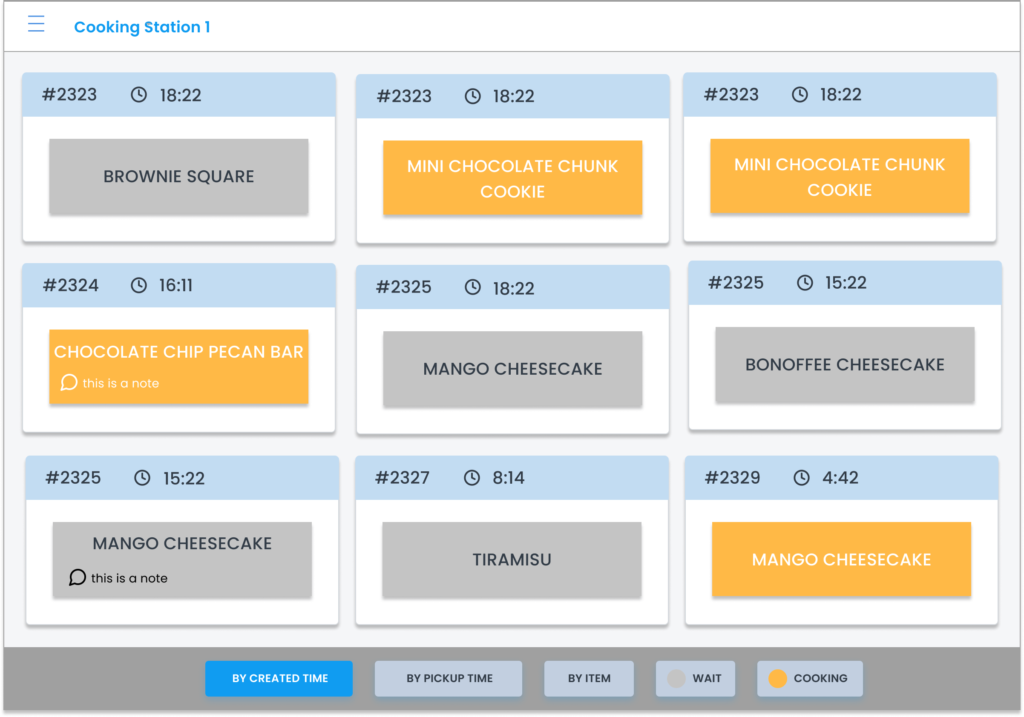 Cooking Station - All items