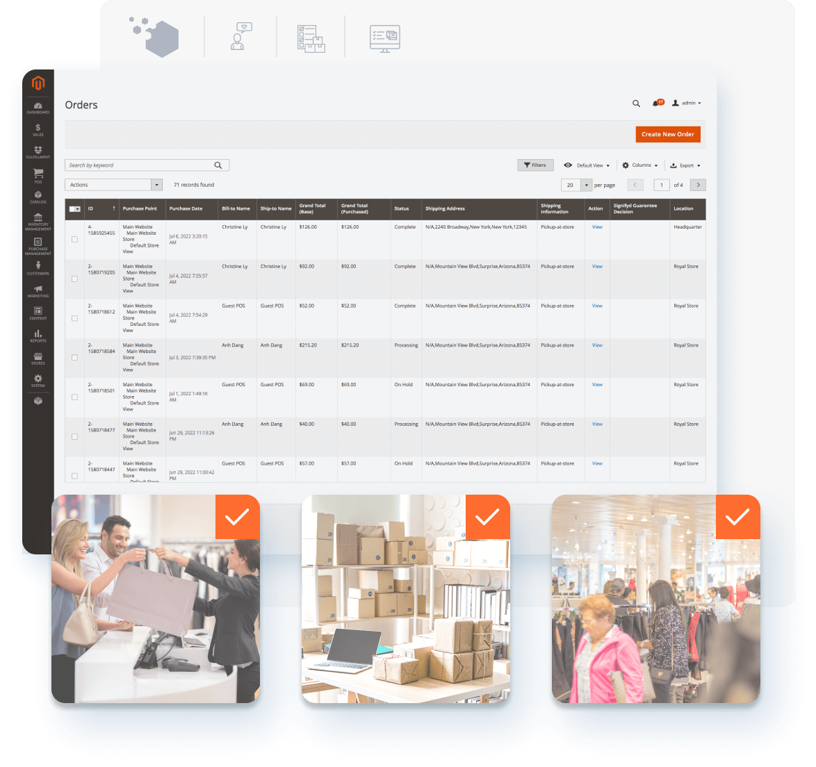sync all data in real time - omnichannel pos software