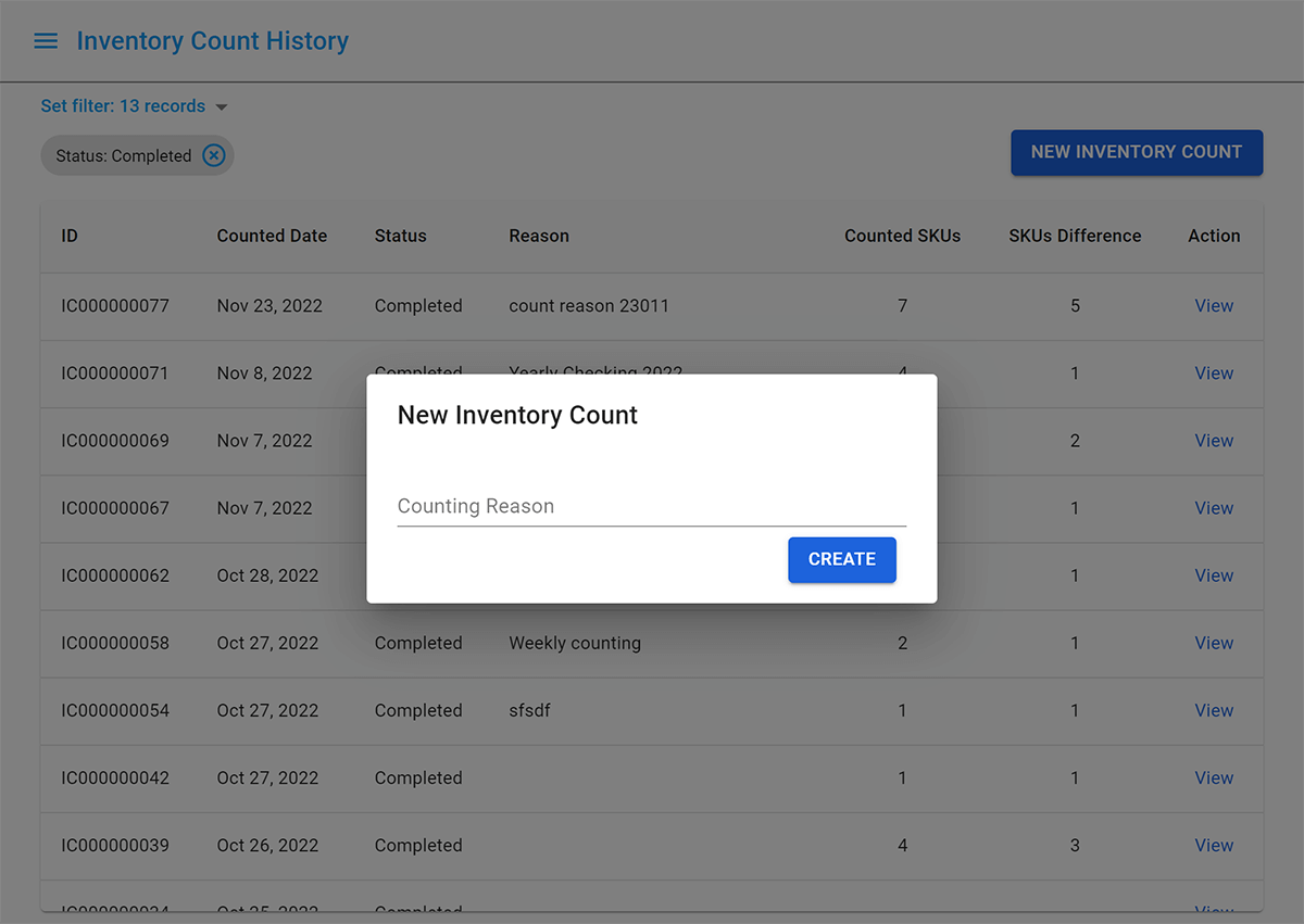 magento stock management PWA new inventory count