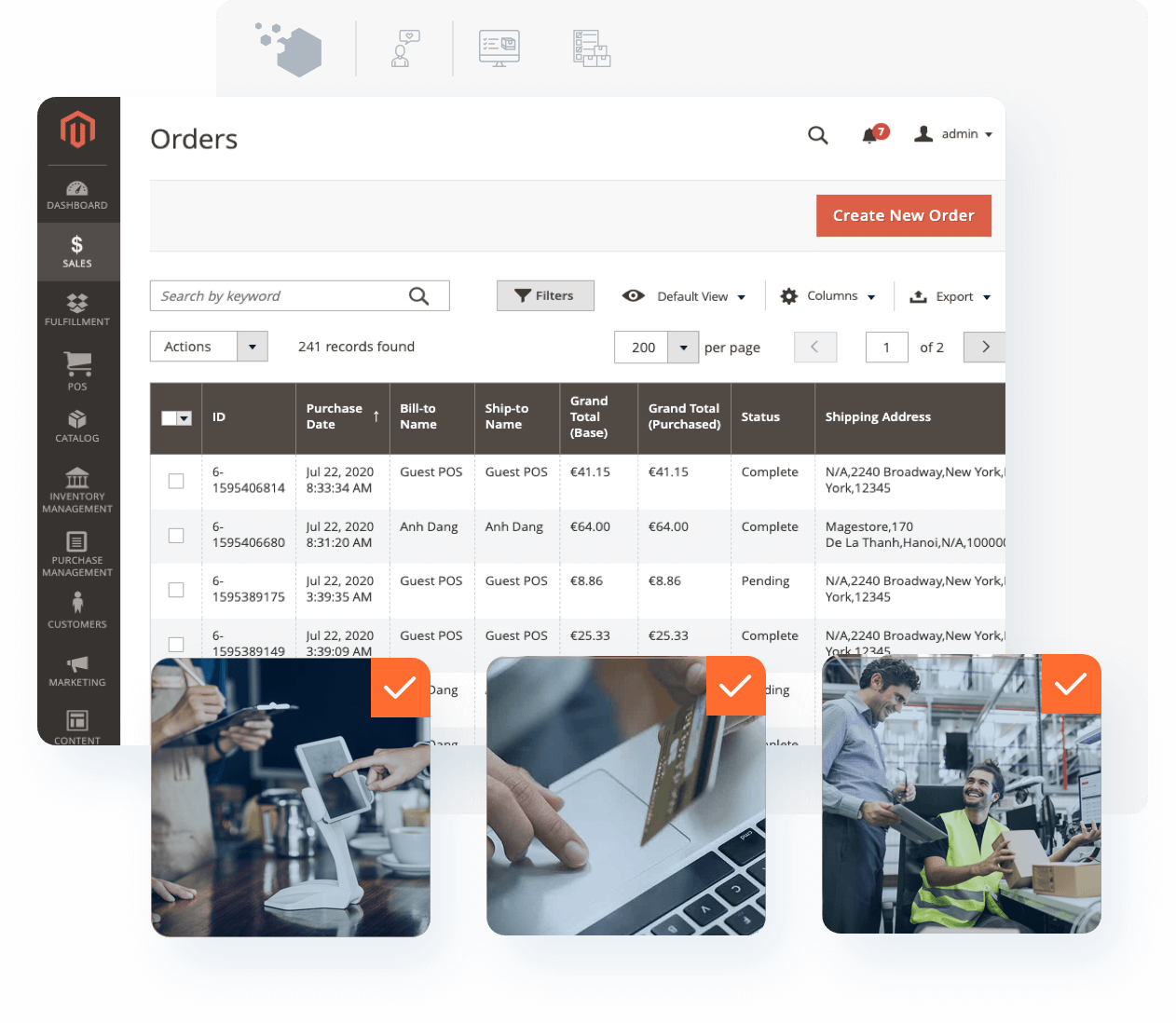 Funkcje Magento POS