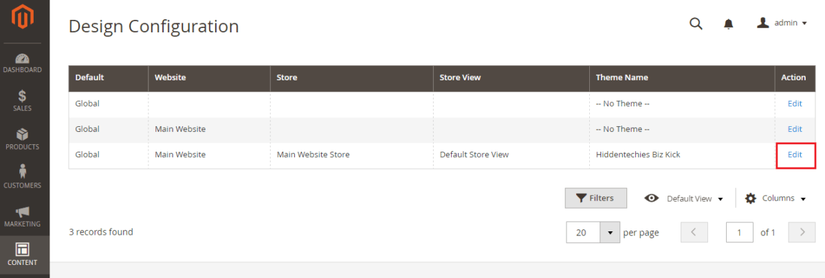 Edit Magento theme