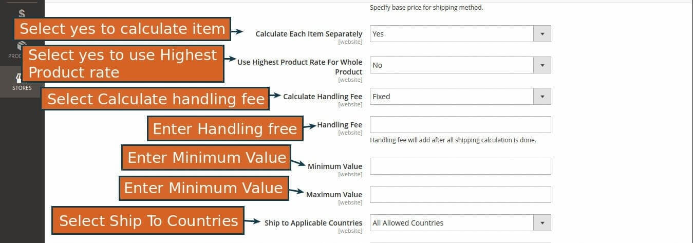Shipping Per Product For Magento 2