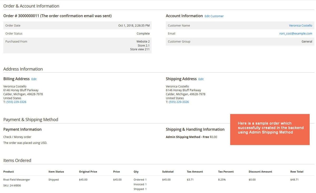 BSS magento shipping