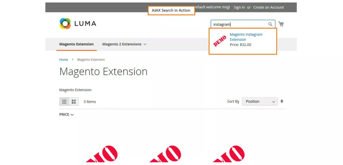 Magento 2 search extension