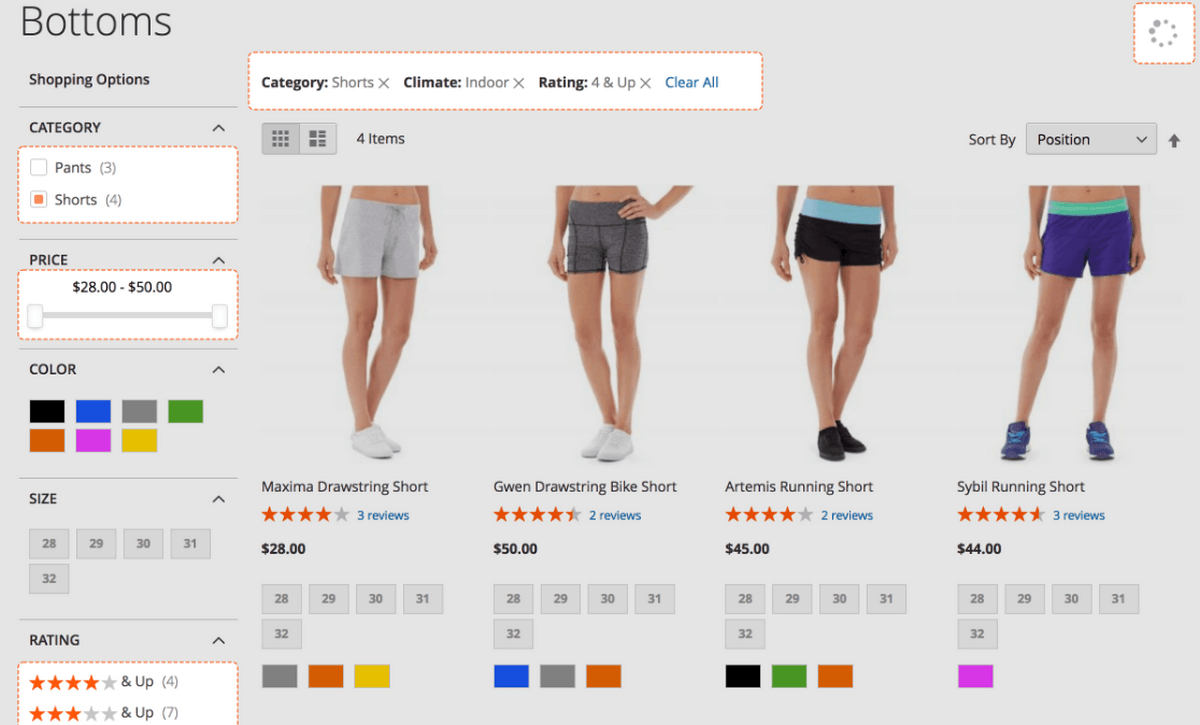 Mirasvit's layered navigation extension