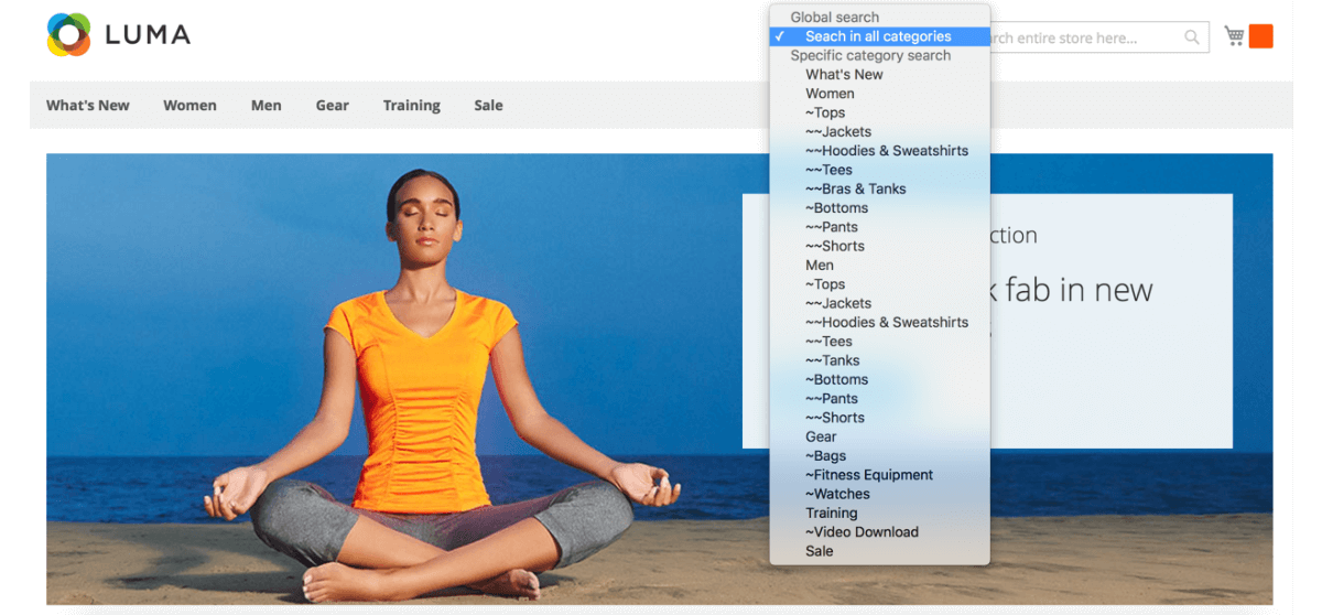 Neklo's search by category