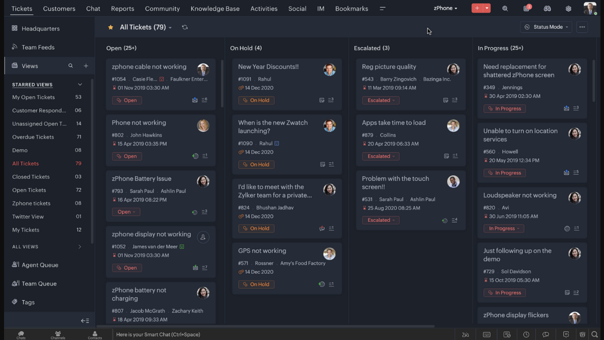 zoho-desk livechat extension for magento 2