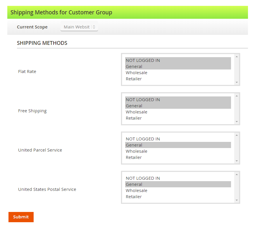 Magento 2 Shipping and Payment Method per Customer Group by BSS Commerce