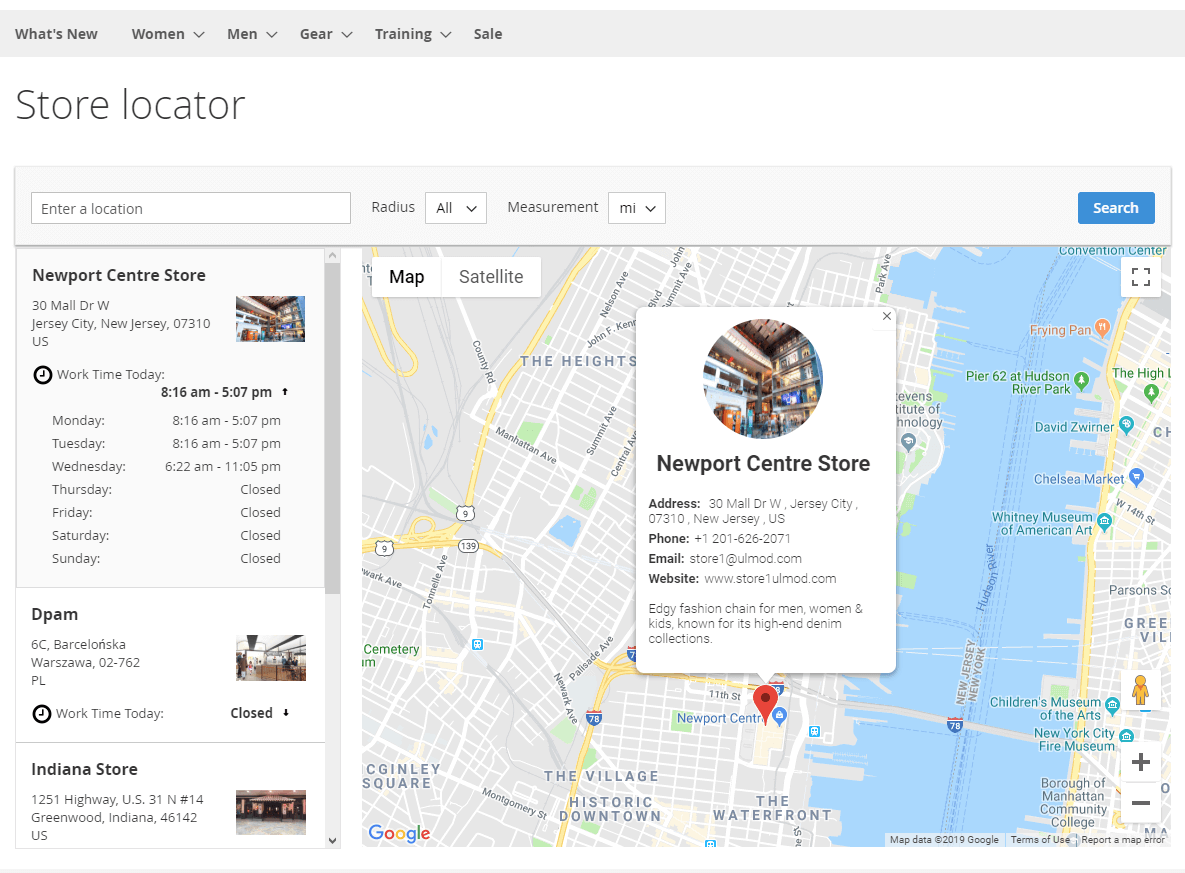 store locator module