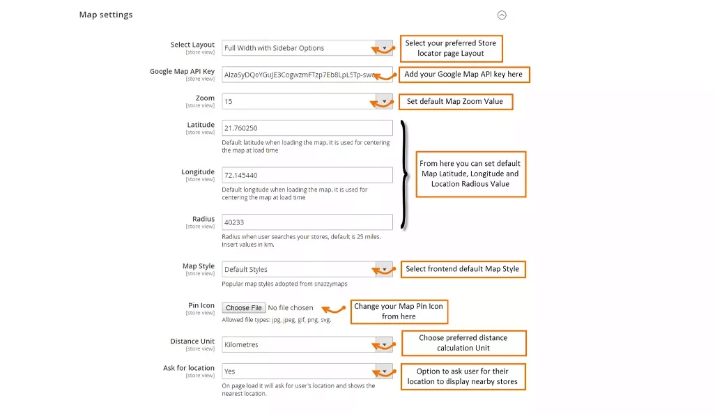 magento 2 store finder