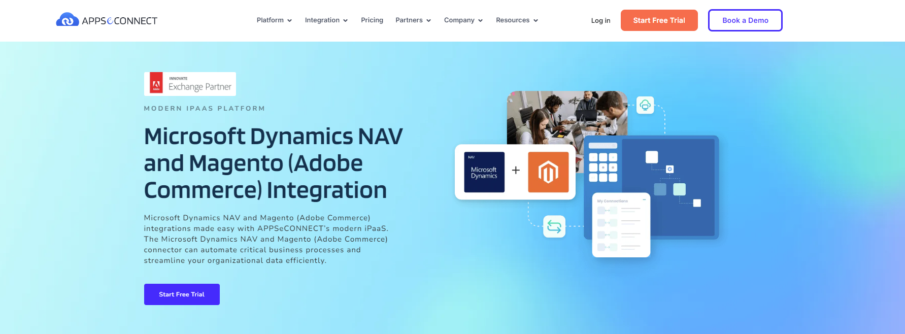 APPSeCONECT’s iPaaS - Dynamics NAV Magento integration