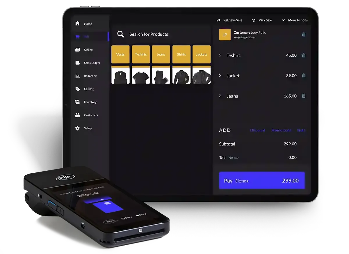 Lightspeed POS interface