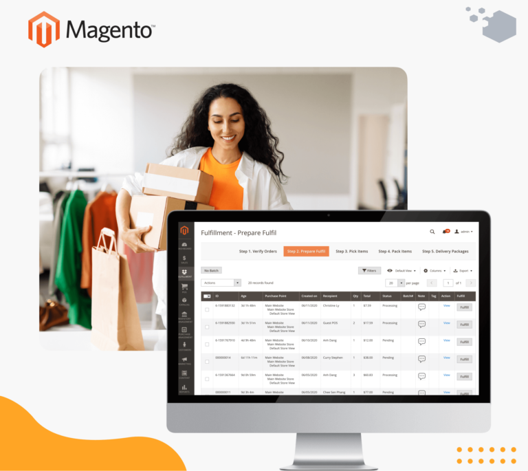 magento order fulfillment