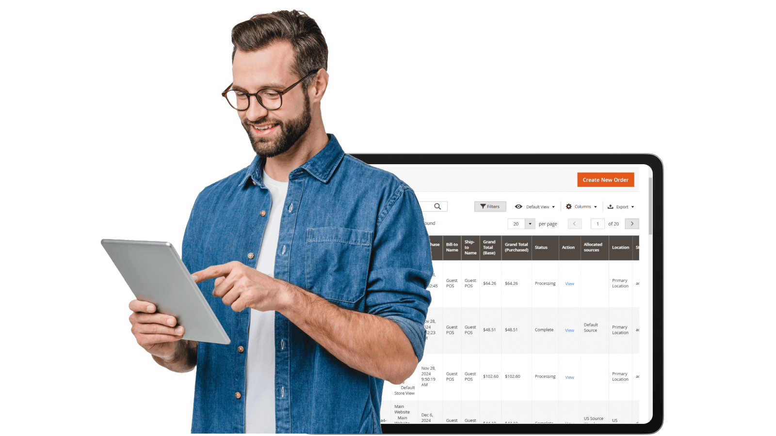Manage the entire business in one place with Magestore POS and Till Payments