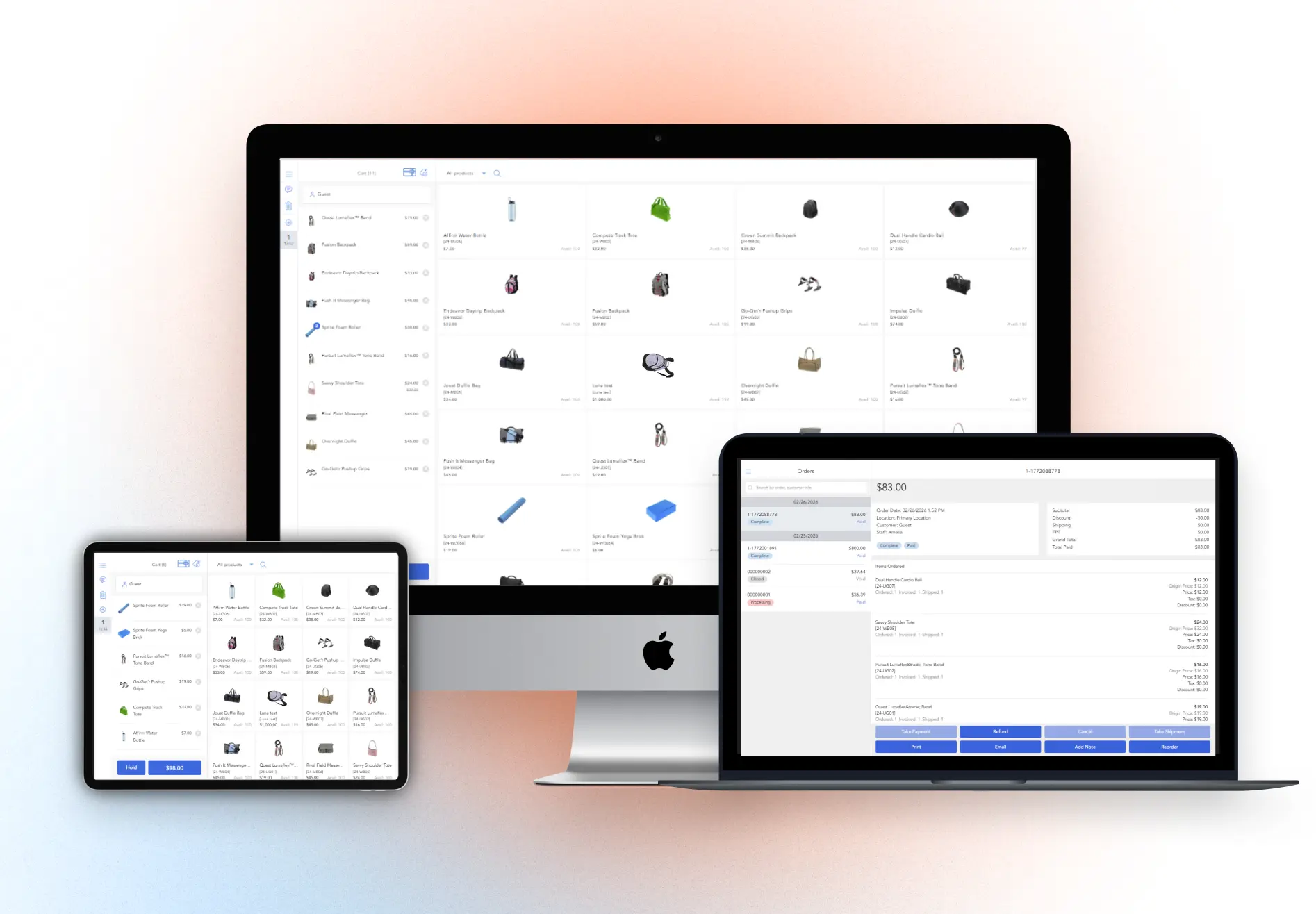 Magestore POS runs on multiple devices