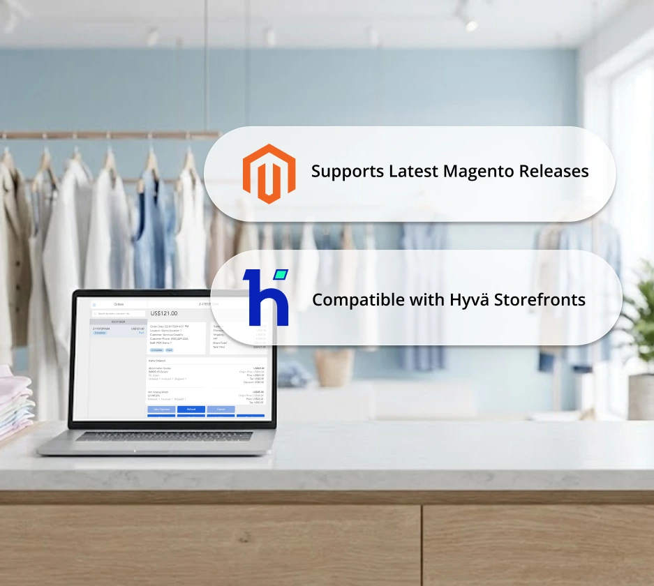 Magestore is compatible with latest Magento versions and Hyva theme