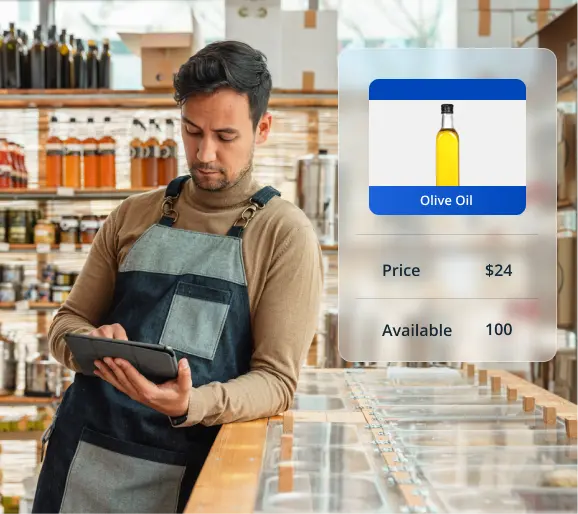 Stock visibility across locations